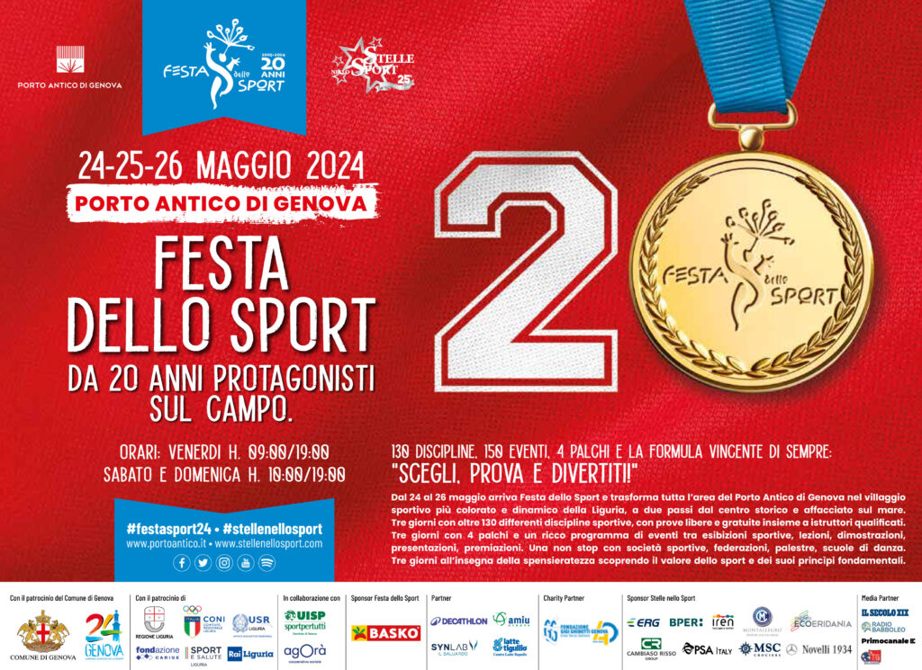 festa dello sport 2024 al porto antico di genova